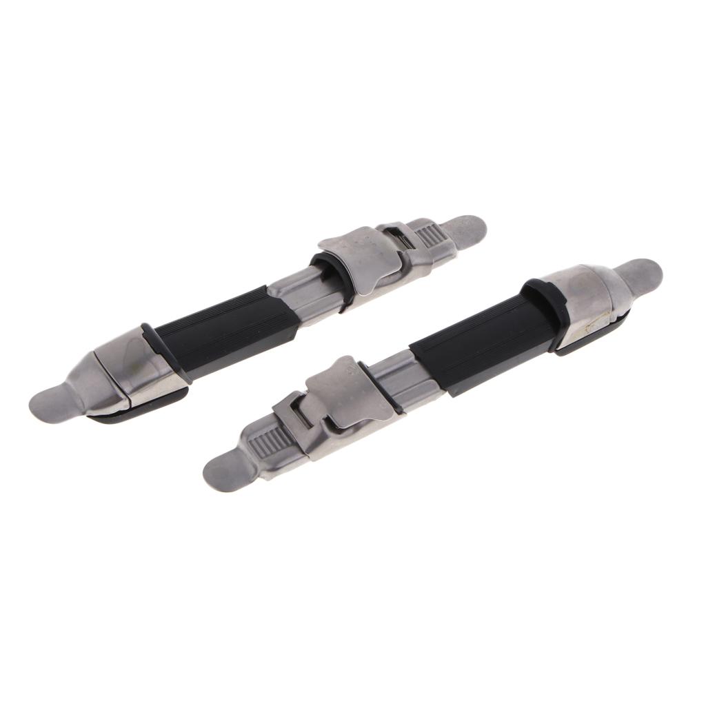 2pcs Metal Fishing Reel Seat Fishing Rod Clip Pole Fitted Deck DIY