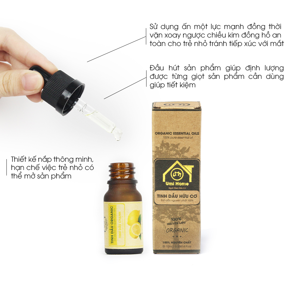 Tinh Dầu Chanh Nguyên Chất (10ml) UMIHOME - Lime essential oil