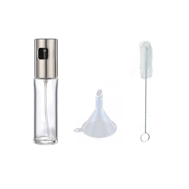 Bình xịt dầu ăn dung tích 100ml CKO109, Hàng chính hãng, kèm phểu và cọ rửa, thiết kế nhỏ gọn, vòi phun sương - JoyMall