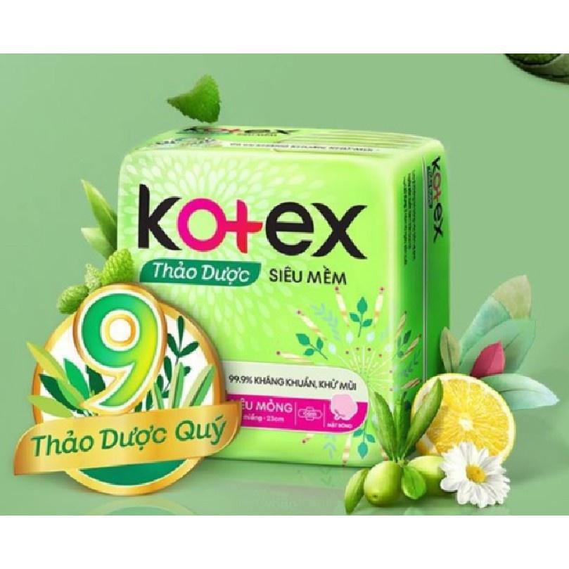 Băng vệ sinh Kotex Thảo dược siêu mềm SMC 8 miếng