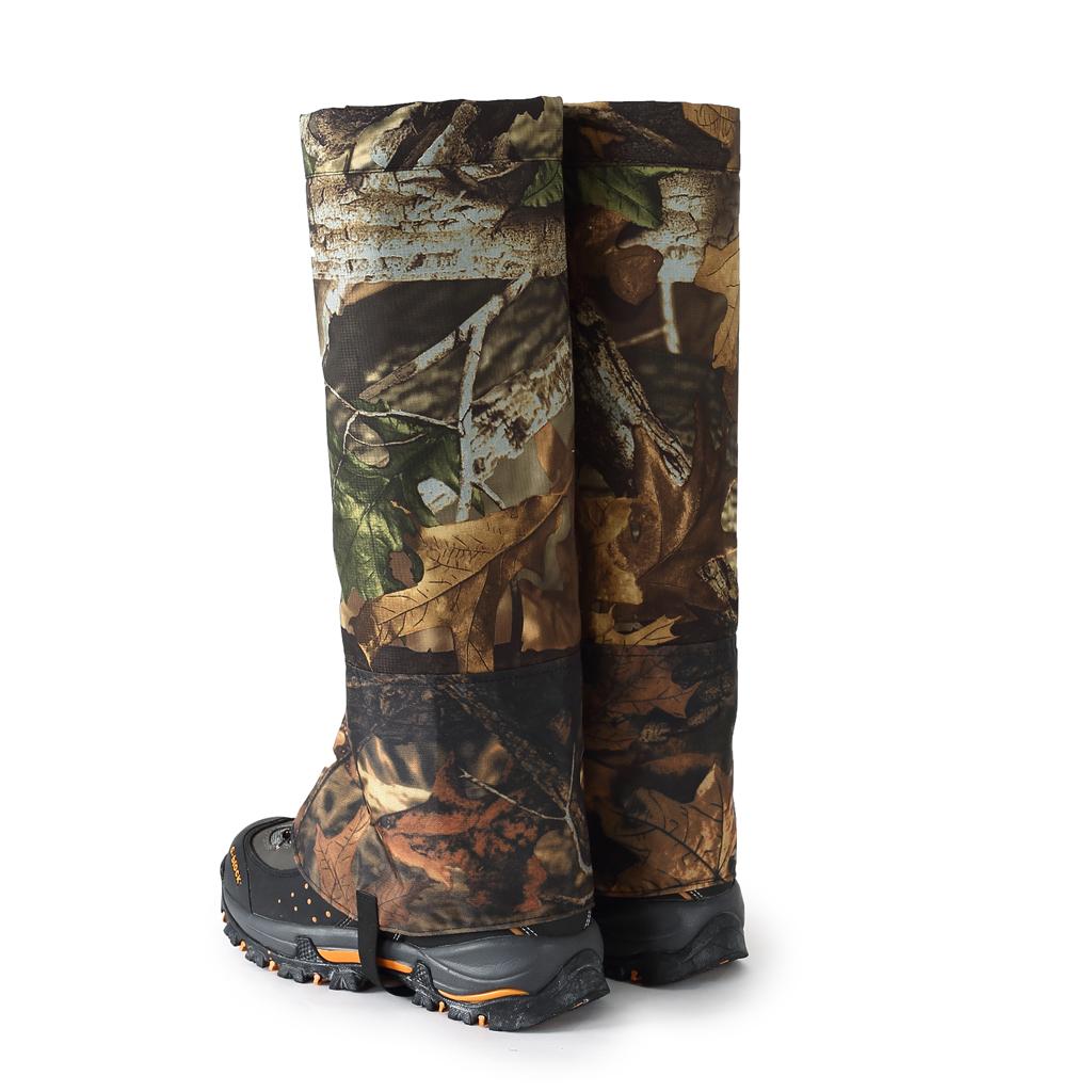 2pcs L Camo Outdoor Waterproof Snow Legging Gaiters Shoe Gaiters Boot Cover