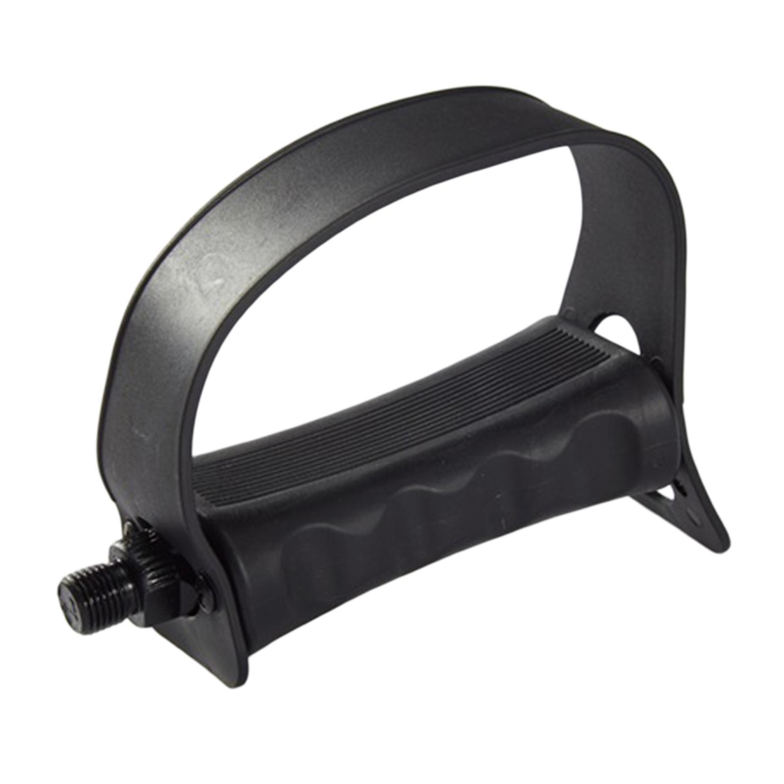 Exercise Bike Pedals with Straps 9/16'' or 1/2'' Non Slip Platform Pedal Short