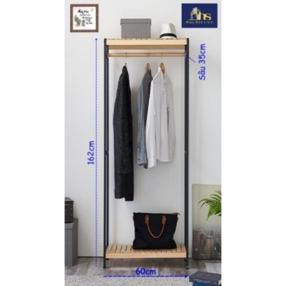 Kệ treo quần áo size M cõ vừa, Korean Style, Đơn giản, Tinh tế và sang trọng, sản phẩm xuất khẩu Hàn Quốc., đạt chất lượng Hàn Quốc