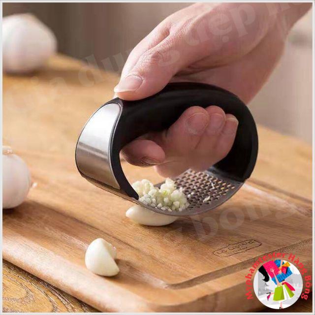 Dụng cụ ép tỏi thép không gỉ