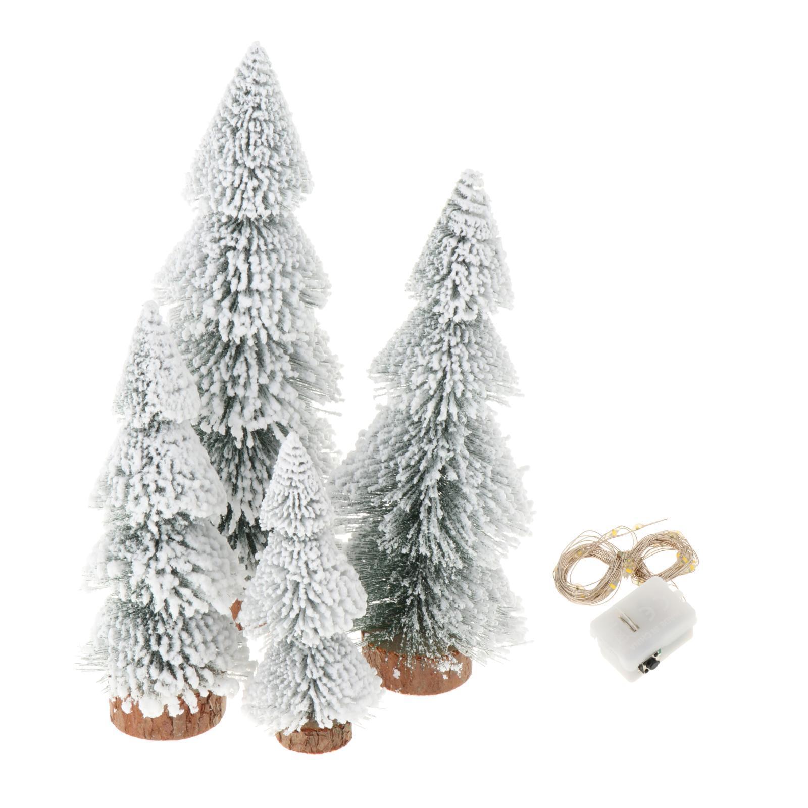 Artificial Christmas Tree Ornament with Lights for Xmas Office Shop Showcase
