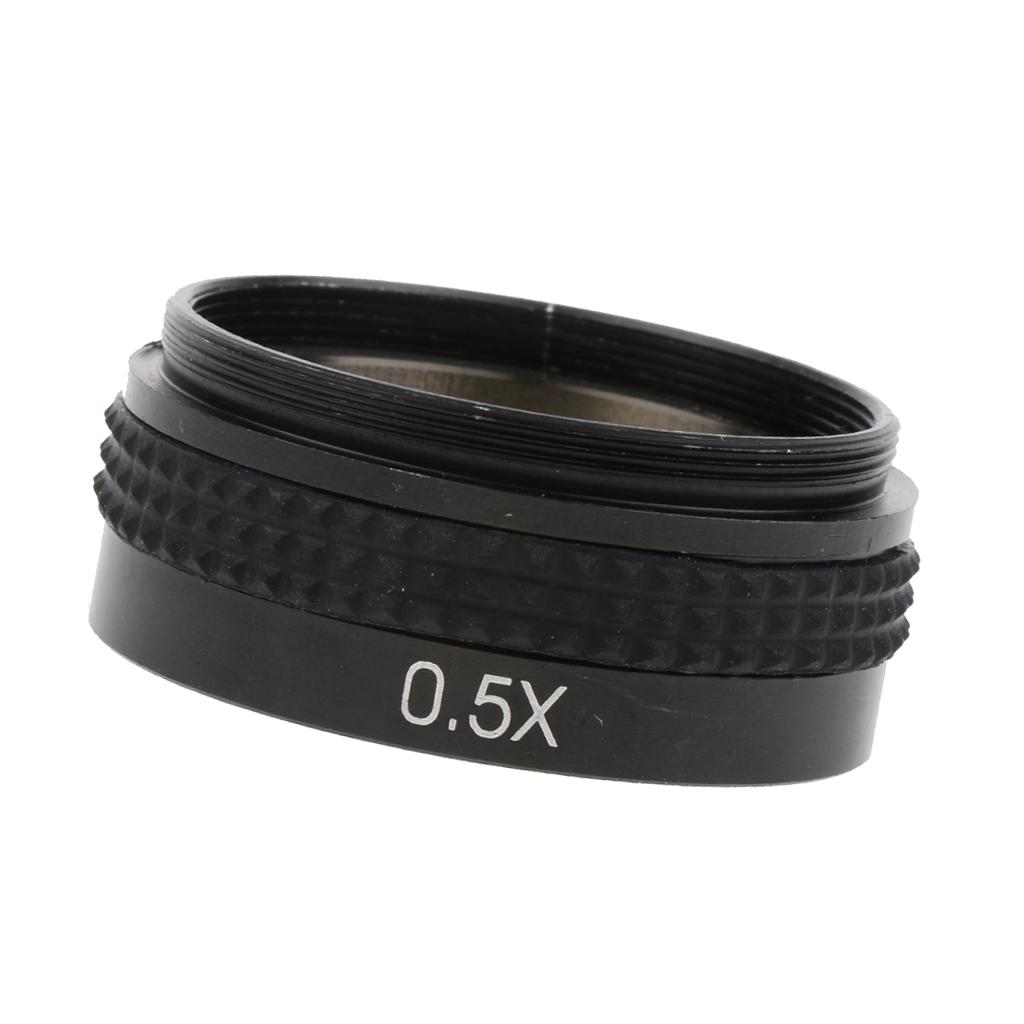 0.5 Compartment Barlow Auxiliary Lens with 42 Mm Mounting Thread for Stereo Microscope