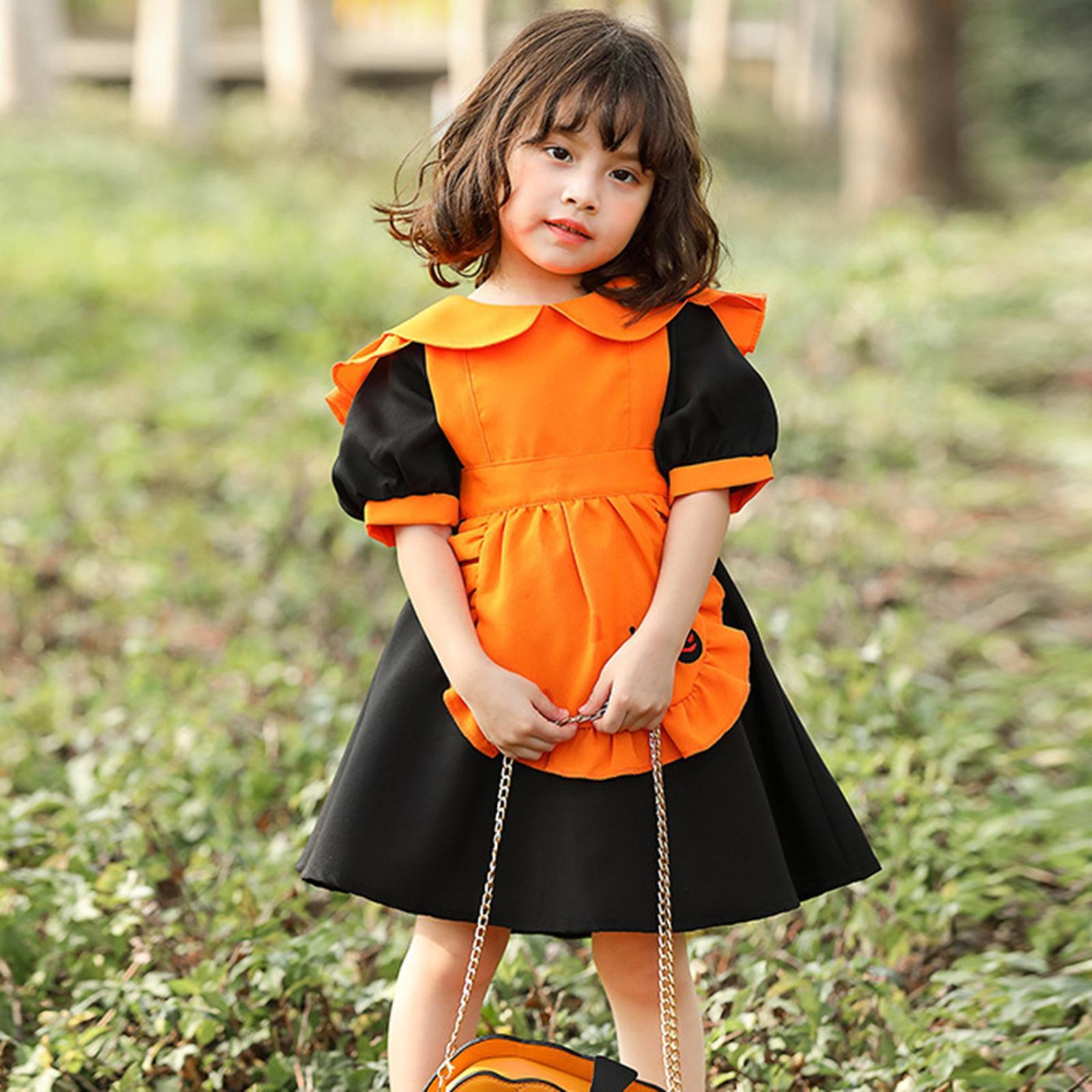 Halloween Costume Set for Kids Girls Cosplay Costume Decoration for Carnival