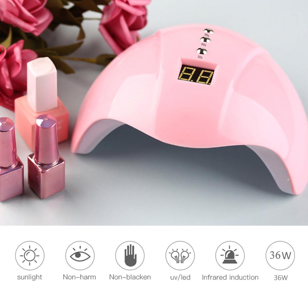 Máy Sấy Móng Tay Sơn gel Hẹn Giờ Cảm Biến Tự Động Dụng Cụ Làm Móng Tay Phụ Kiện