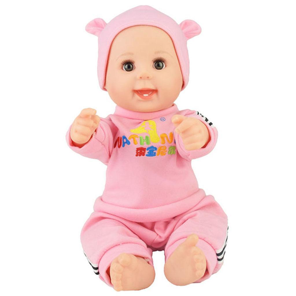 50cm Vinyl Reborn Expression Baby Doll with Clothes Kids Sleeping Toy