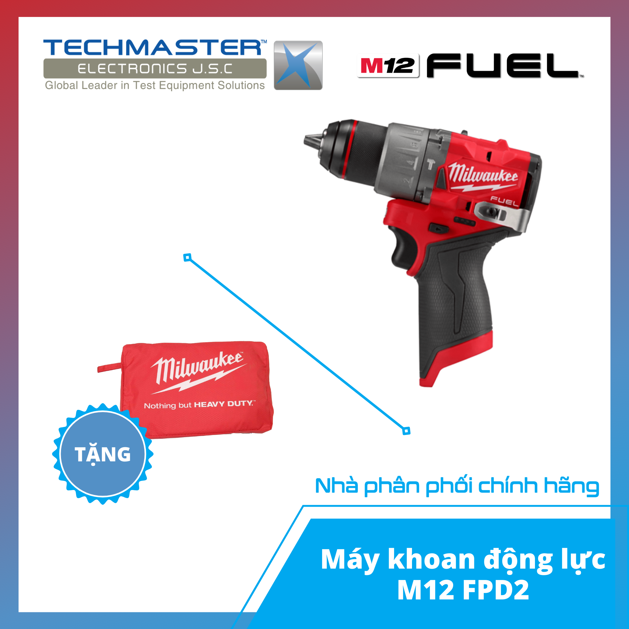 Máy vặn vít Milwaukee M12 FID2-0X ( Hàng chính hãng, Bảo hành 12 tháng )