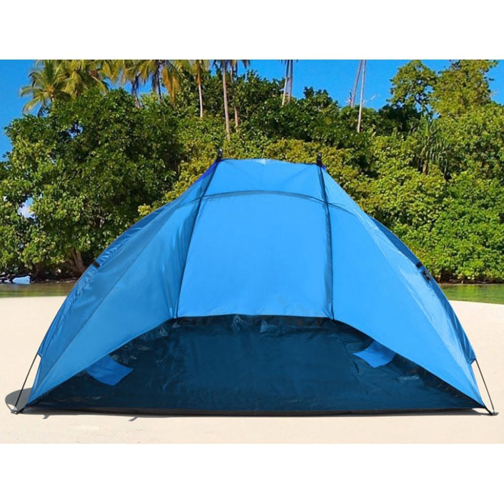 Portable Beach Tent Sun Shelter Half-Open Ultralight Canopy Outdoor Garden