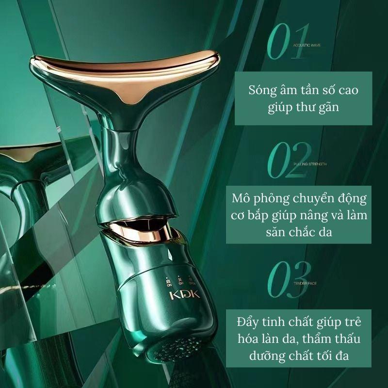 Máy massage cầm tay 3 in 1 nâng cơ mặt tiện lời
