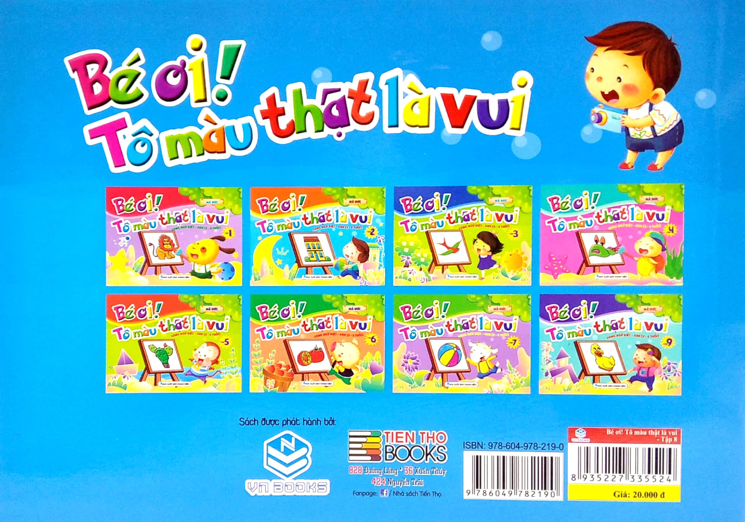 Bé Ơi! Tô Màu Thật Là Vui - Song Ngữ Việt - Anh - Tập 8