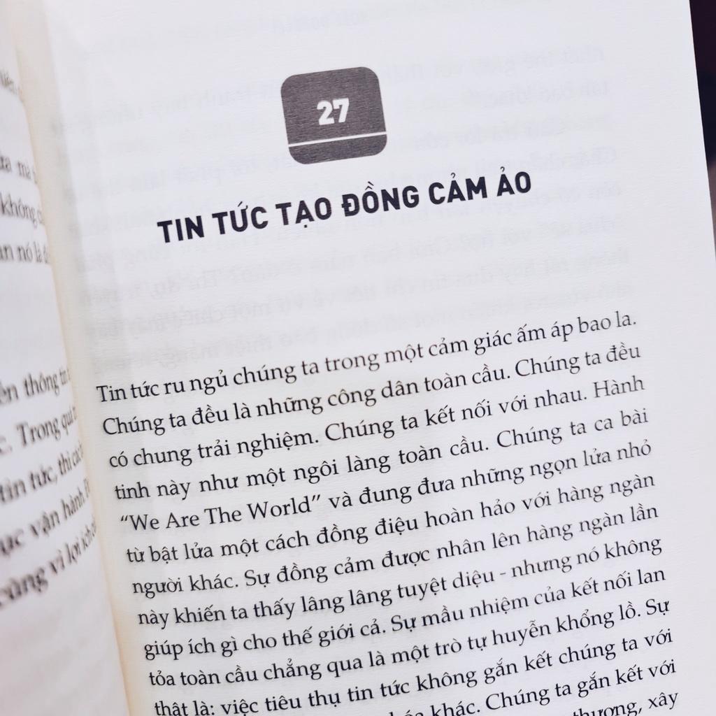 Sách Nghệ thuật kiêng khem tin tức - Bí kíp sinh tồn thời kỹ thuật số - Nhã Nam - BẢN QUYỀN