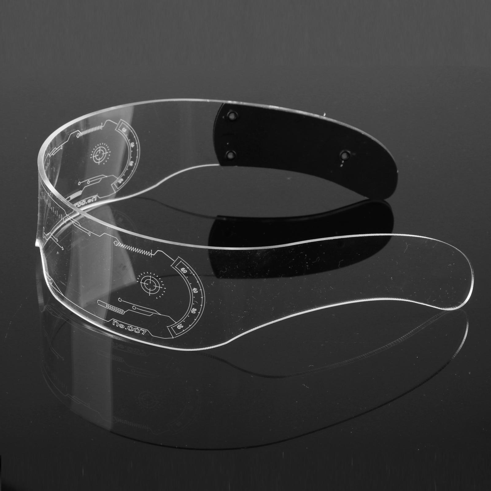 LED Wireless Glasses Light Up Glow Sunglasses Eyewear Shades for Nightclub