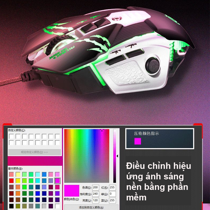 Chuột Chuyên Game PUBG &amp; FPS Mouse K-SNAKE G0