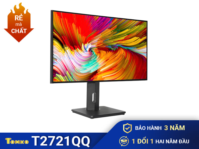 Màn Hình Máy Tính Đồ Họa 27 inch, Màn Hình Gaming T2721QQ 27 Inch – Tấm nền IPS Tần số quét 75HZ- Màn Hình Giá Rẻ - Hàng chính hãng