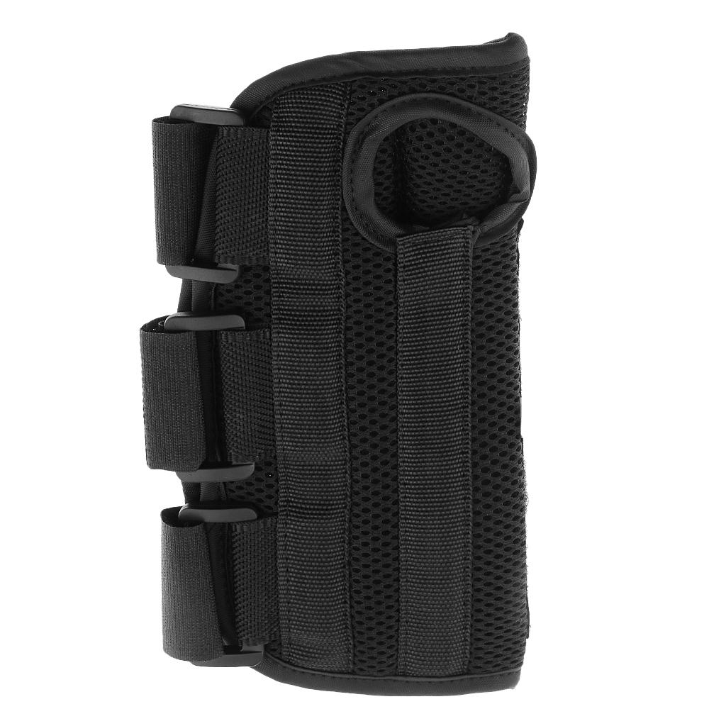 Black Wrist Splint Brace Support Carpal Sprain Strain Arthritis Relief Wrap