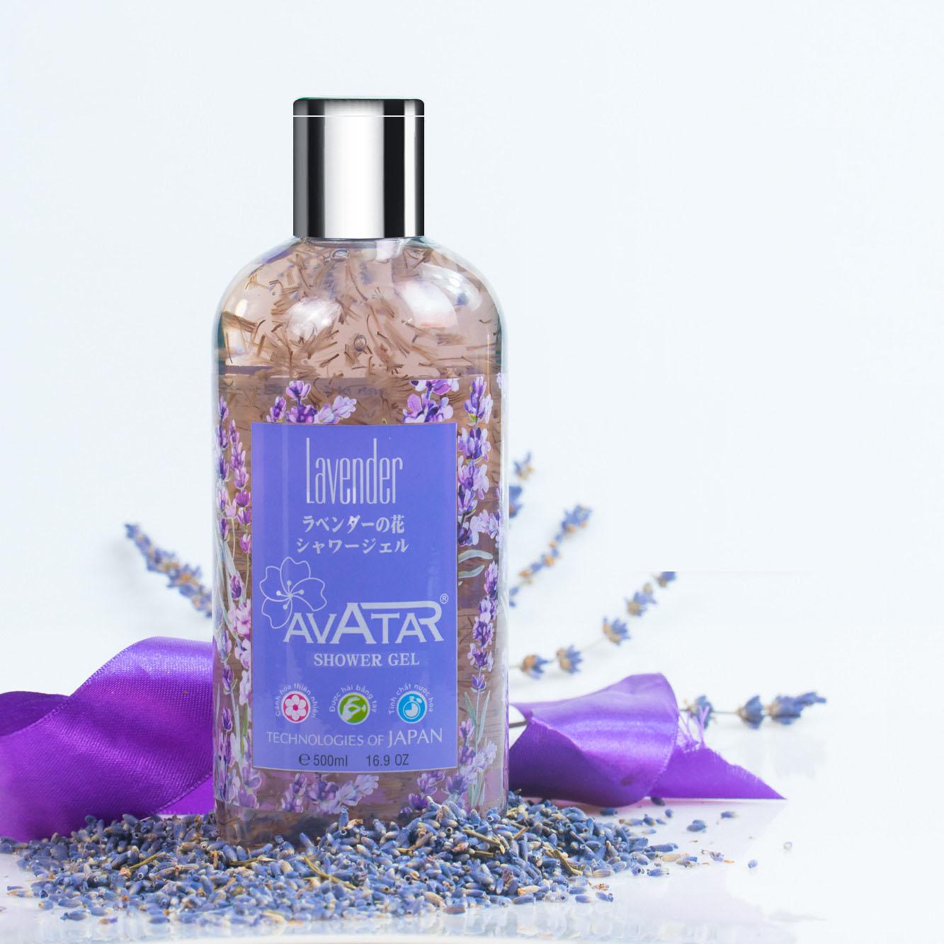 Gel Tắm Avatar Lavender Hương Oải Hương 500ml