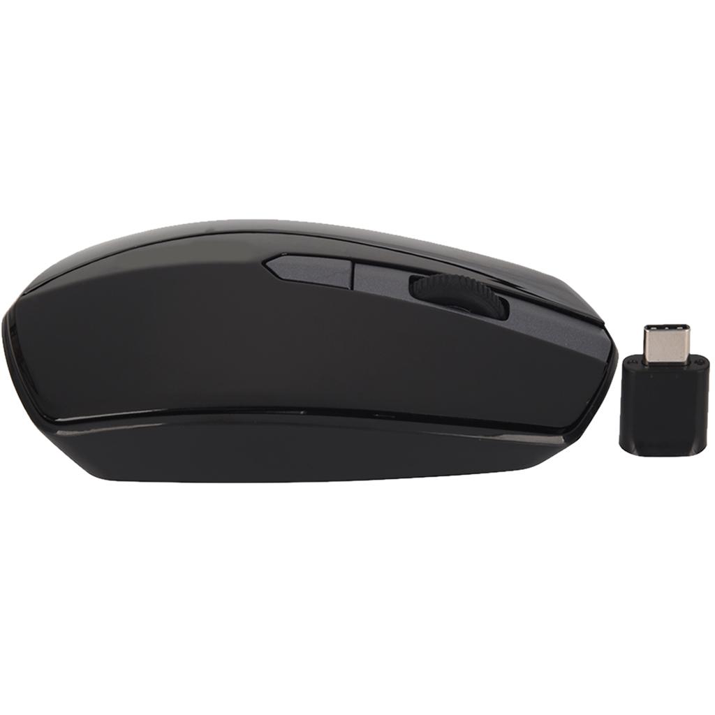 Wireless Mouse, Rechargeable Silent Optical Computer Mice with Type C Receiver,