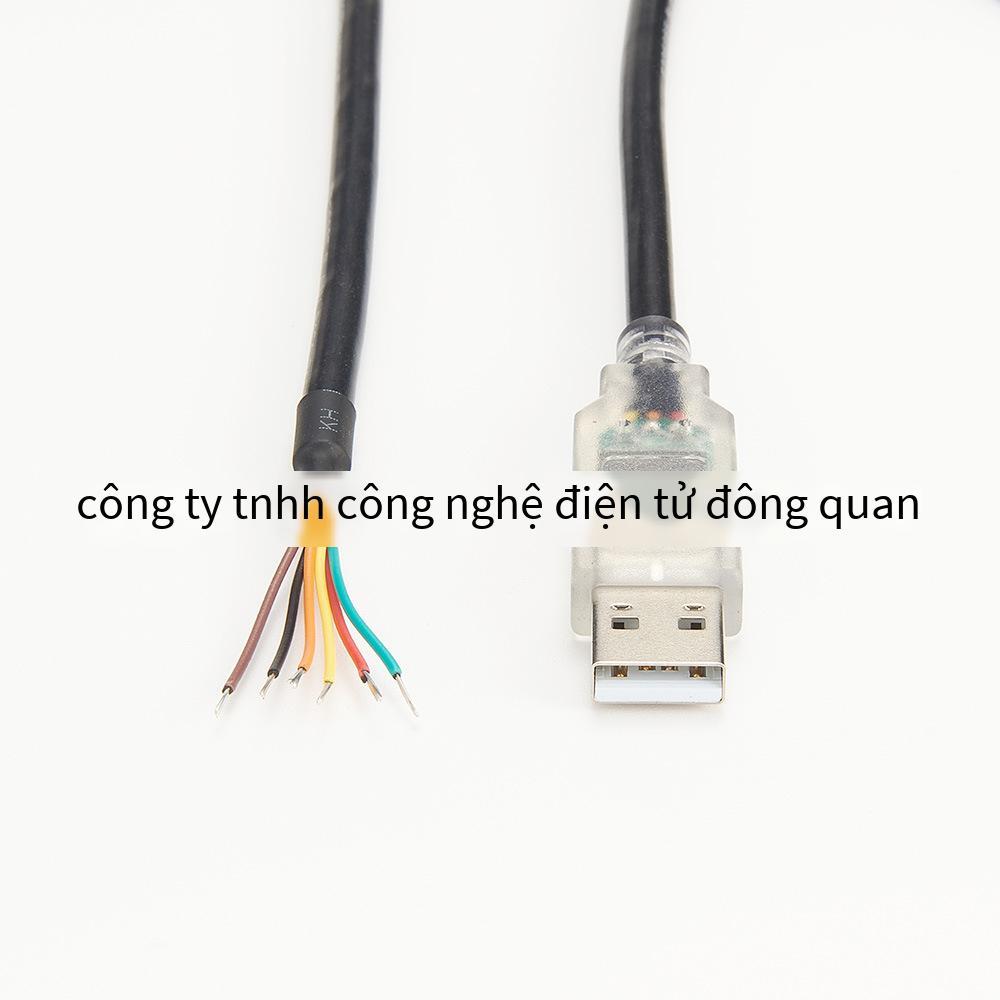 Đảm bảo chất lượng đấu sĩ Cáp nối tiếp USB sang TTL232 TTL-232R-3V3-WE chip FT232 của Anh 1,8 mét
