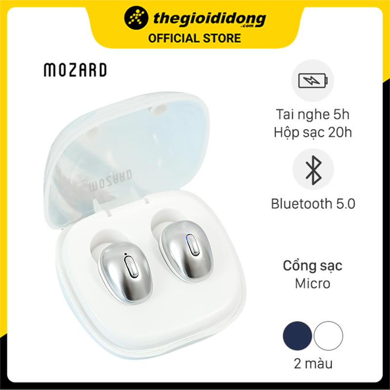 Tai nghe Bluetooth True Wireless Mozard Q8 - Hàng chính hãng
