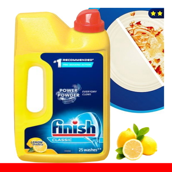 Bột rửa chén bát Finish Deep Clean hương chanh 2,5 kg Finish EU