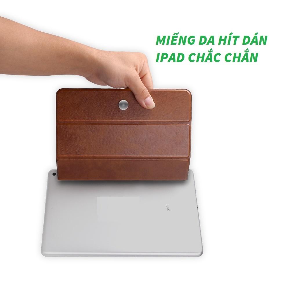 Giá đỡ Laptop Stand cho Máy tính bảng iPad, Laptop, Điện thoại cao cấp mã PD68. Da PU dán đáy máy tiện lợi mang theo