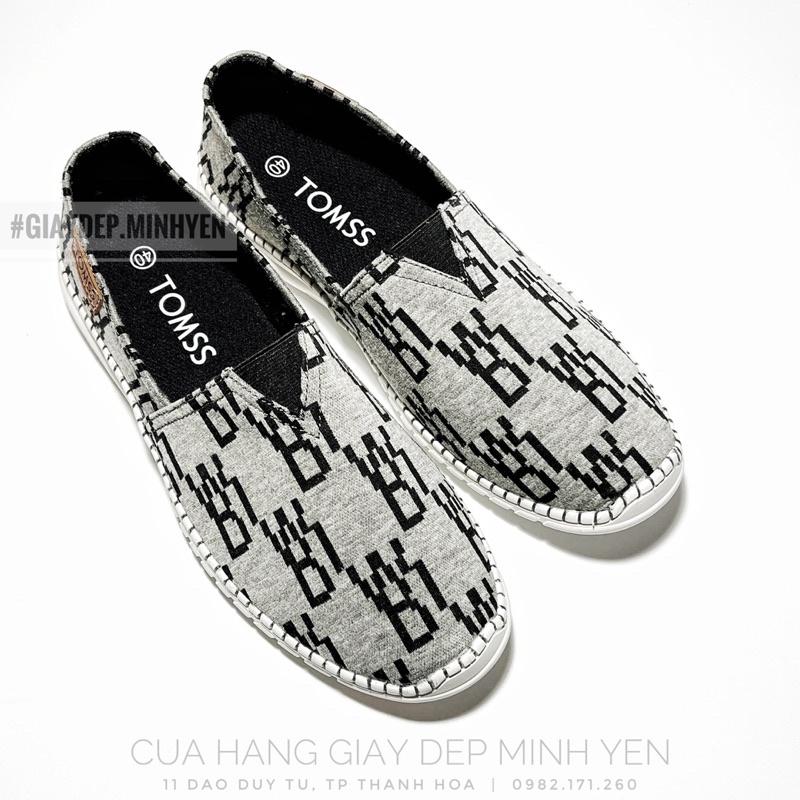 GIẦY LƯỜI VẢI NAM TOMSS - SLIP ON NAM ĐẾ KHÂU