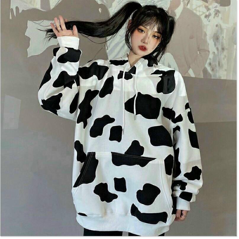 ÁO KHOÁC BÒ SỮA HOODIES UNISEX
