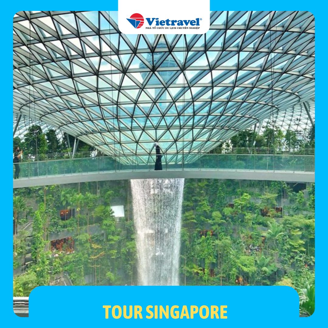 Hình ảnh [EVoucher Vietravel]Singapore 4 ngày 3 đêm (Tham quan Flower Dome, Cloud Forest, tặng trải nghiệm Sky Helix ngắm toàn cảnh 360 độ Sentosa, khách sạn 3 sao)