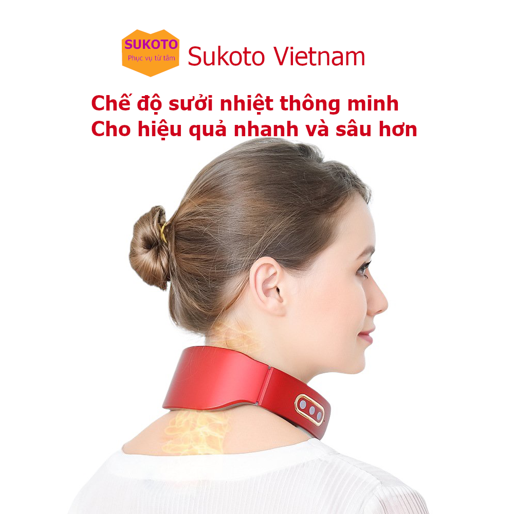 Máy massage cổ vai gáy điện xung 3D