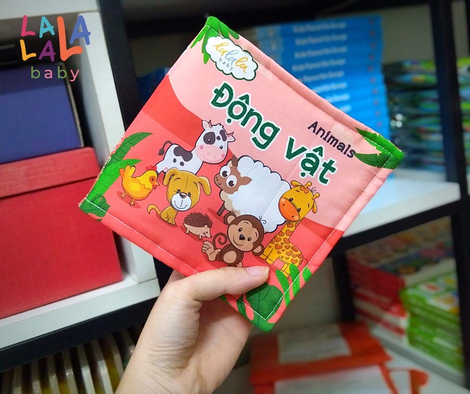 Sách vải tương tác cho bé - Đồ chơi giáo dục Sách Vải cho bé từ 0