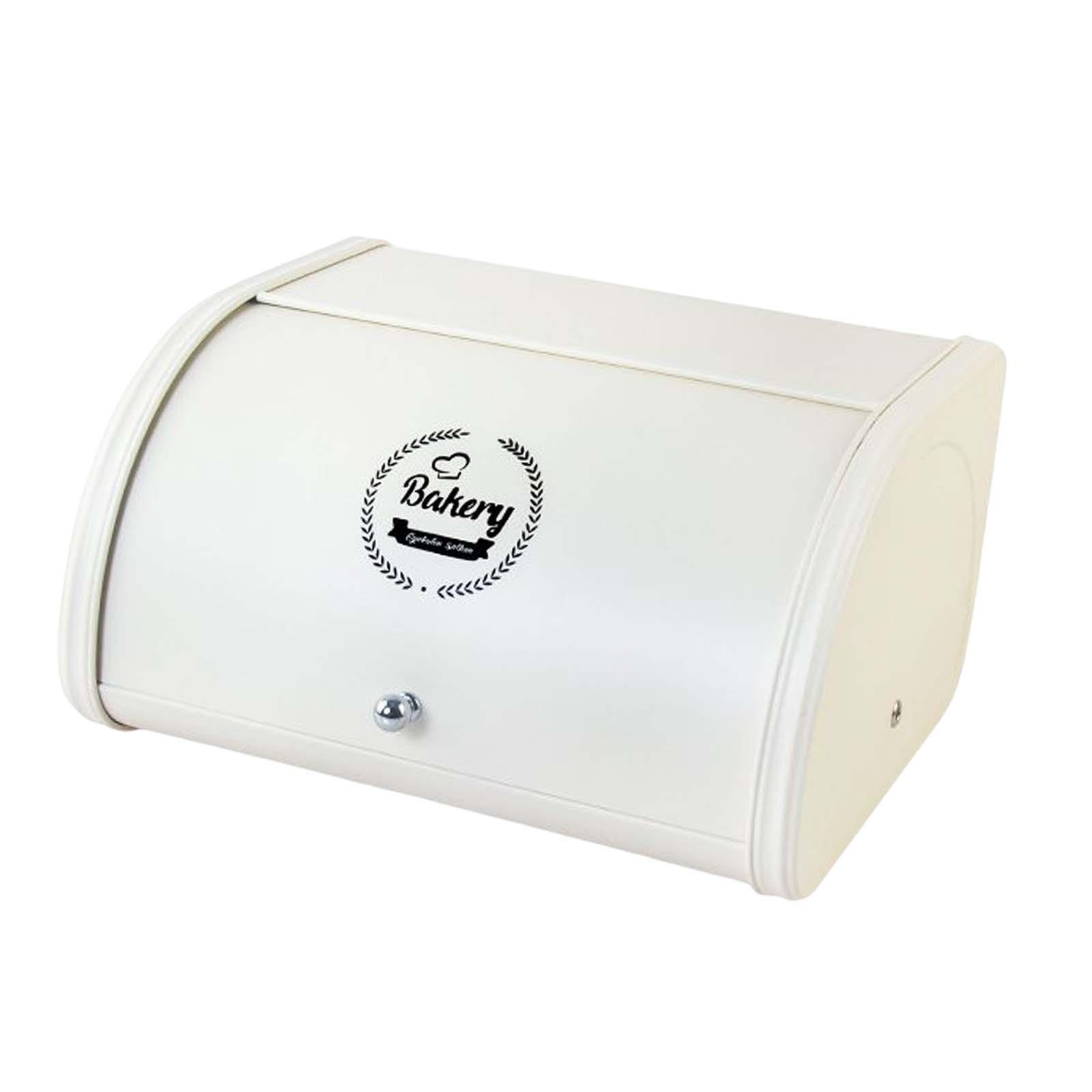 Multi Purpose Storage Container Metal Bread Box Bin for Kitchen Baked Goods Home