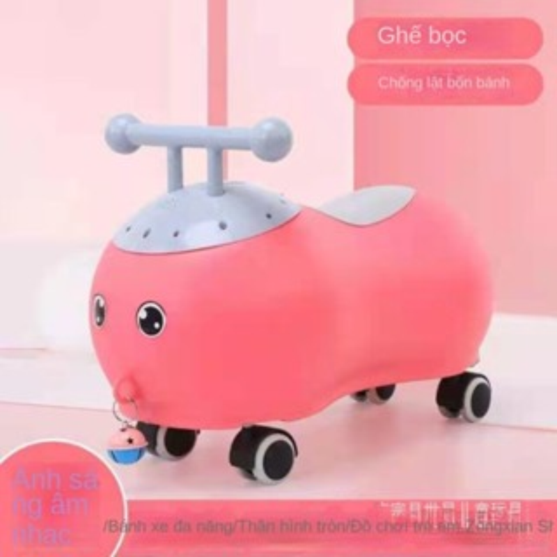 Xe Hơi Đồ Chơi Có Nhạc Và Đèn Vui Nhộn Cho Bé 1-3 Tuổi
