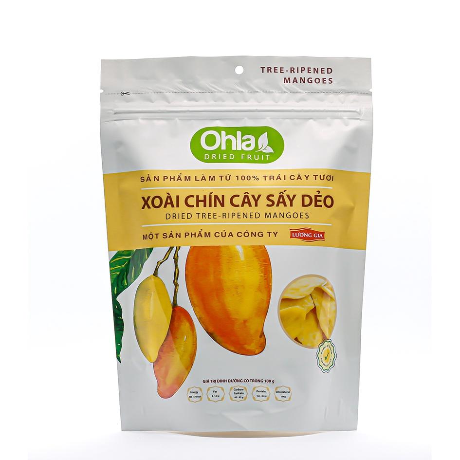 Combo My Babyboo Ohla - Xoài Chín Cây Sấy Dẻo 500g, Mãng Cầu Sấy Dẻo 500g