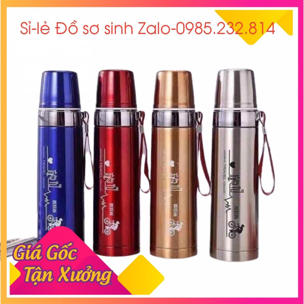 Bình giữ nhiệt inox 304-6 LỚP 800ML có quai xách