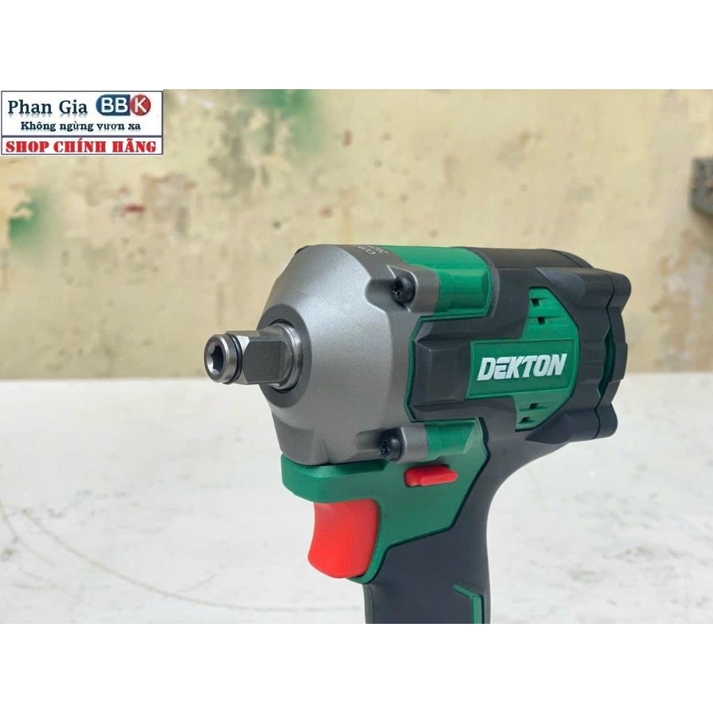 Thân máy siết bulong 380Nm chính hãnġ Dekton M21-WI380NCP-Mô tơ lõi đồng 100%-Bảo hành chính hãƞg.