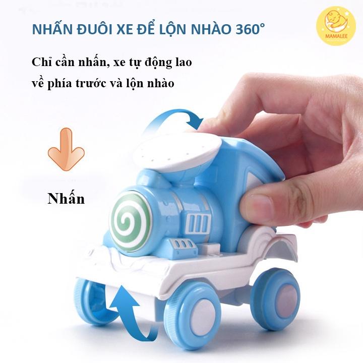 Đồ Chơi Xe Ô Tô Nhào Lộn 360 Độ Chạy Đà - Phát Triển Kỹ Năng Cho Bé