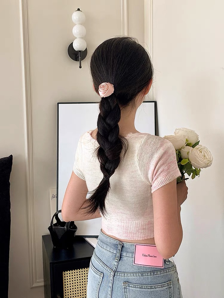 Kẹp tóc nơ hoa hồng nhiều mẫu