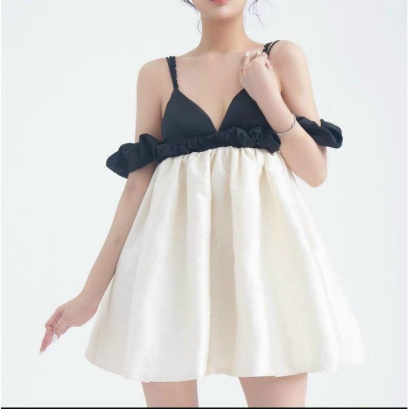 ĐẦM BABYDOLL 4 DÂY DÁNG XOÈ