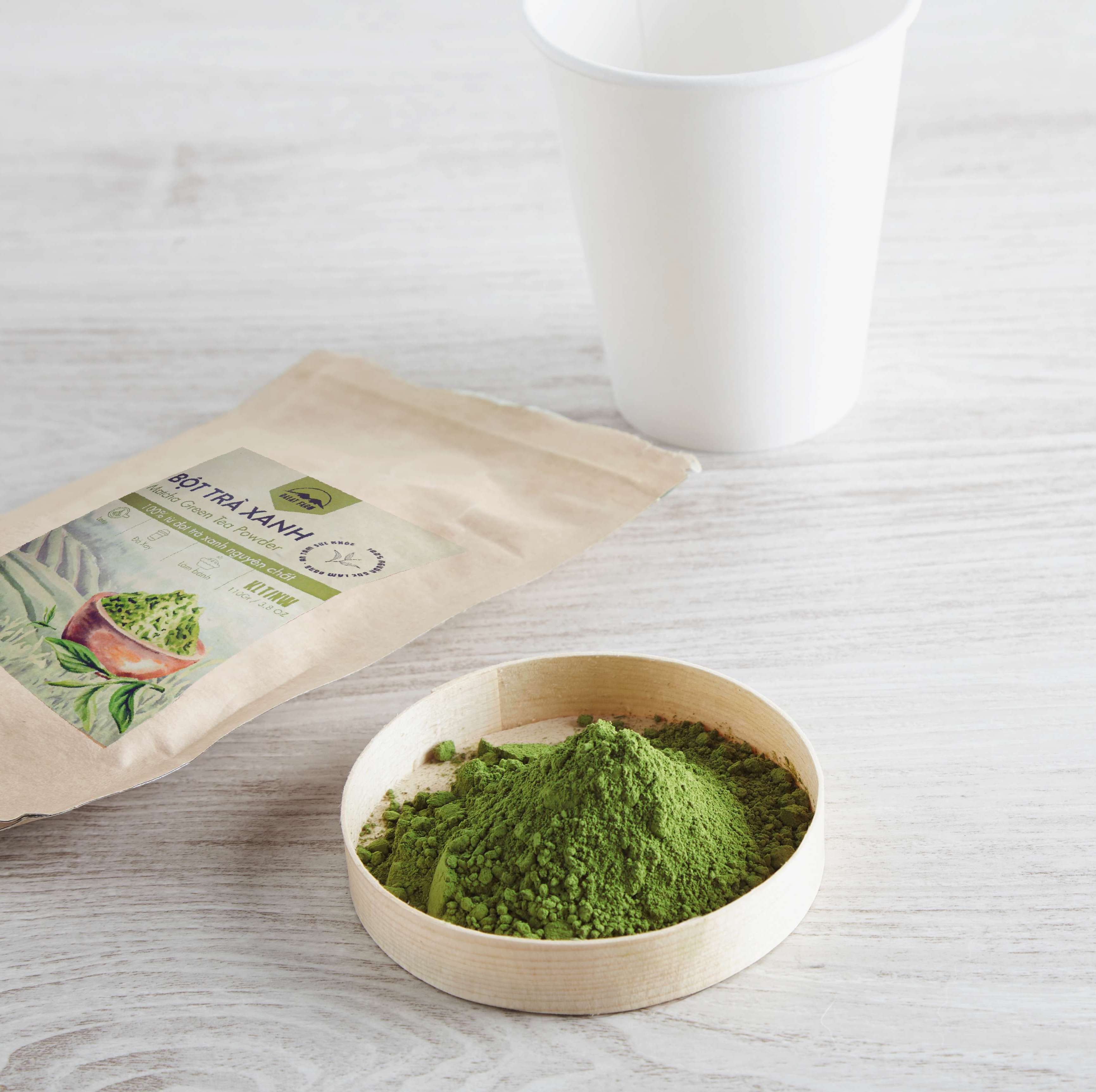 Bột Matcha Trà Xanh Dalat Farm - Túi 110Gr