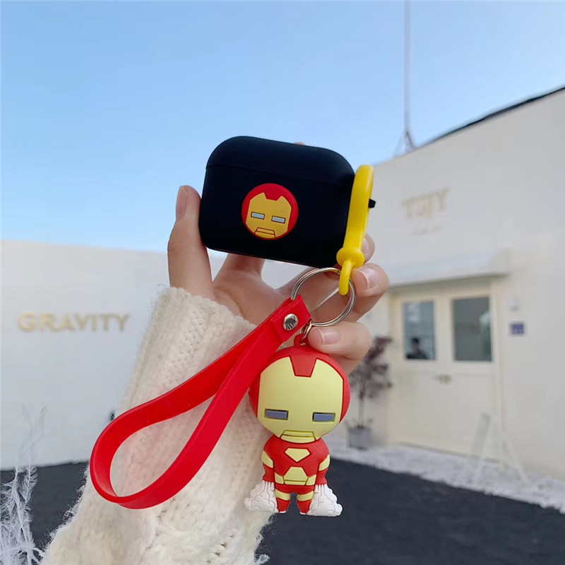 Ốp Silicone dẻo bảo vệ Dành Cho Airpods Pro - Superheros figure - Hàng Chính Hãng