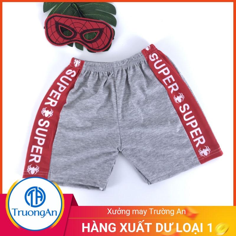 Bộ quần áo trẻ em cotton hình người nhện