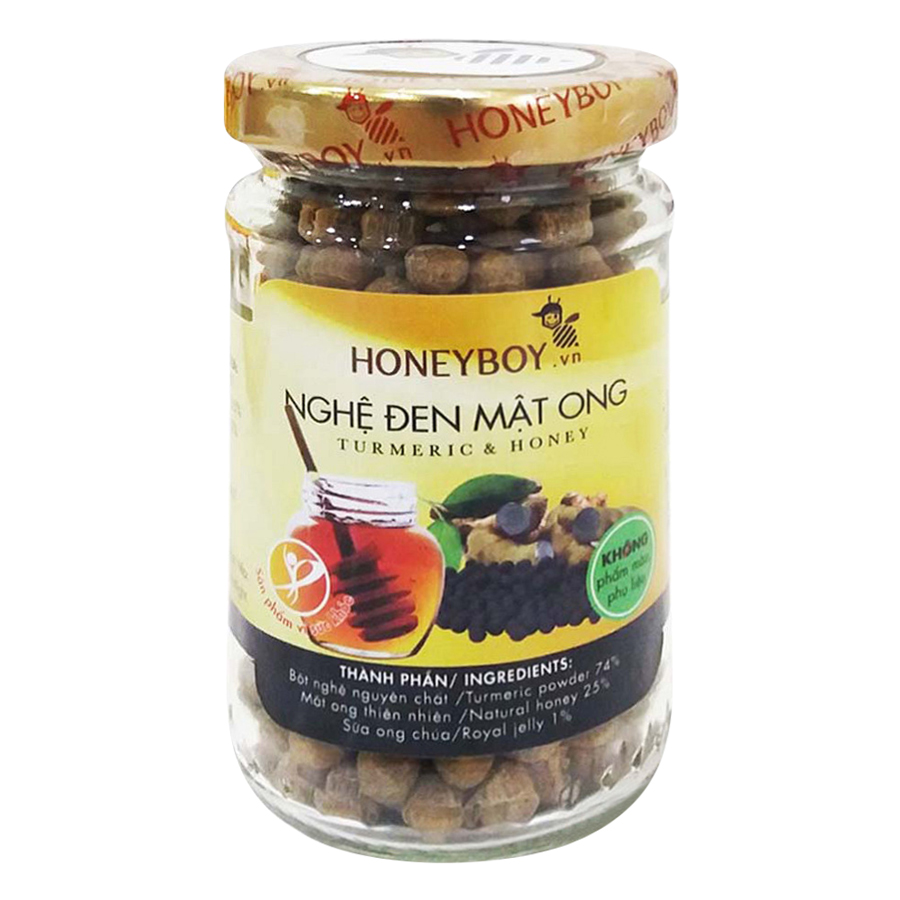 Combo Mật Ong Thô Honeyboy (1L) + Mật Ong Sữa Chúa Honeyboy (500ml) - Tặng Nghệ Đen Mật Ong Honeyboy (80g)