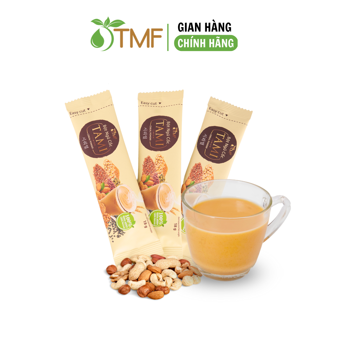 1 gói bột ngũ cốc nảy mầm Tami TÂM MINH FOODS ít ngọt dinh dưỡng giảm cân