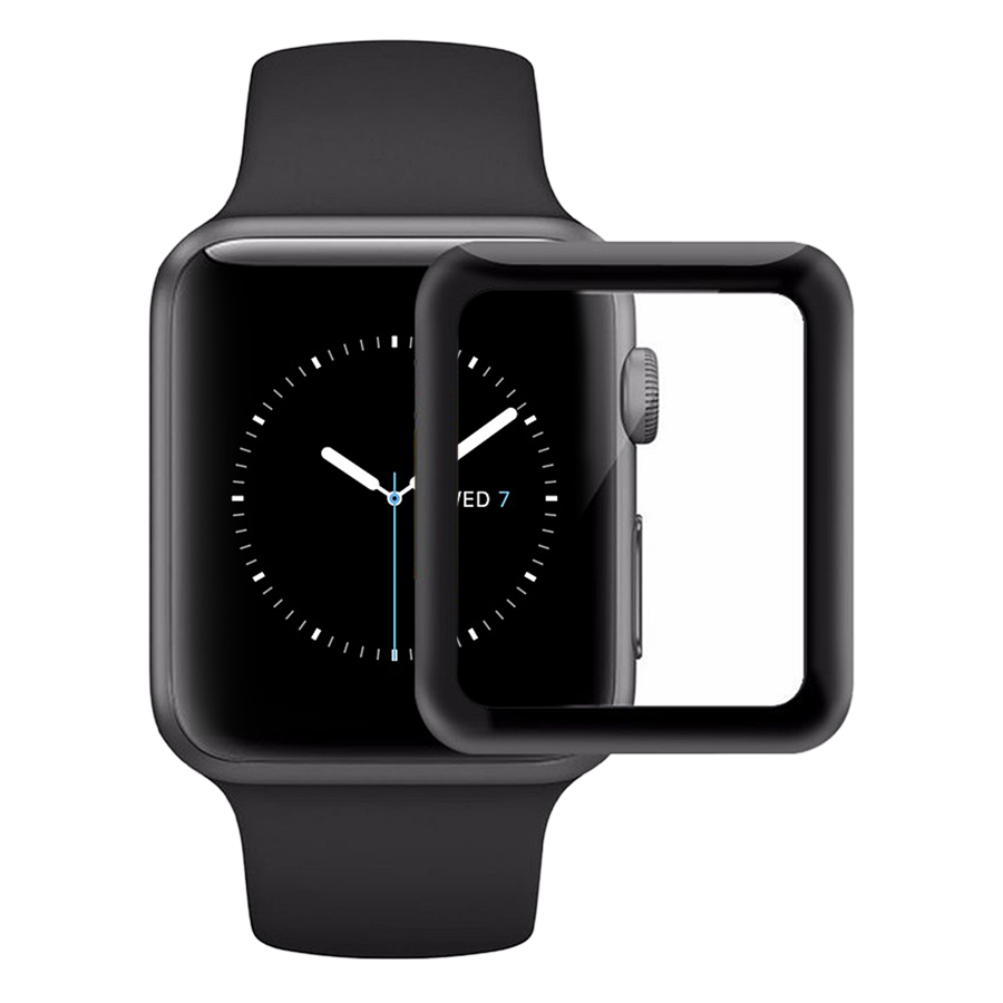 Miếng Dán Cường Lực Glass 3D 9H Full Màn Hình Cho Apple Watch - Hàng chính hãng - 38mm