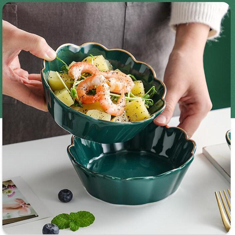 Bát sứ hoa ngọc lục bảo hàng cao cấp