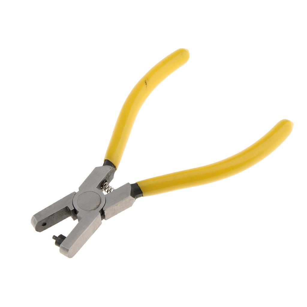 Watch Band Wrist Leather Strap Eyelet Hole Punch Plier Repair Hand Kit Tool