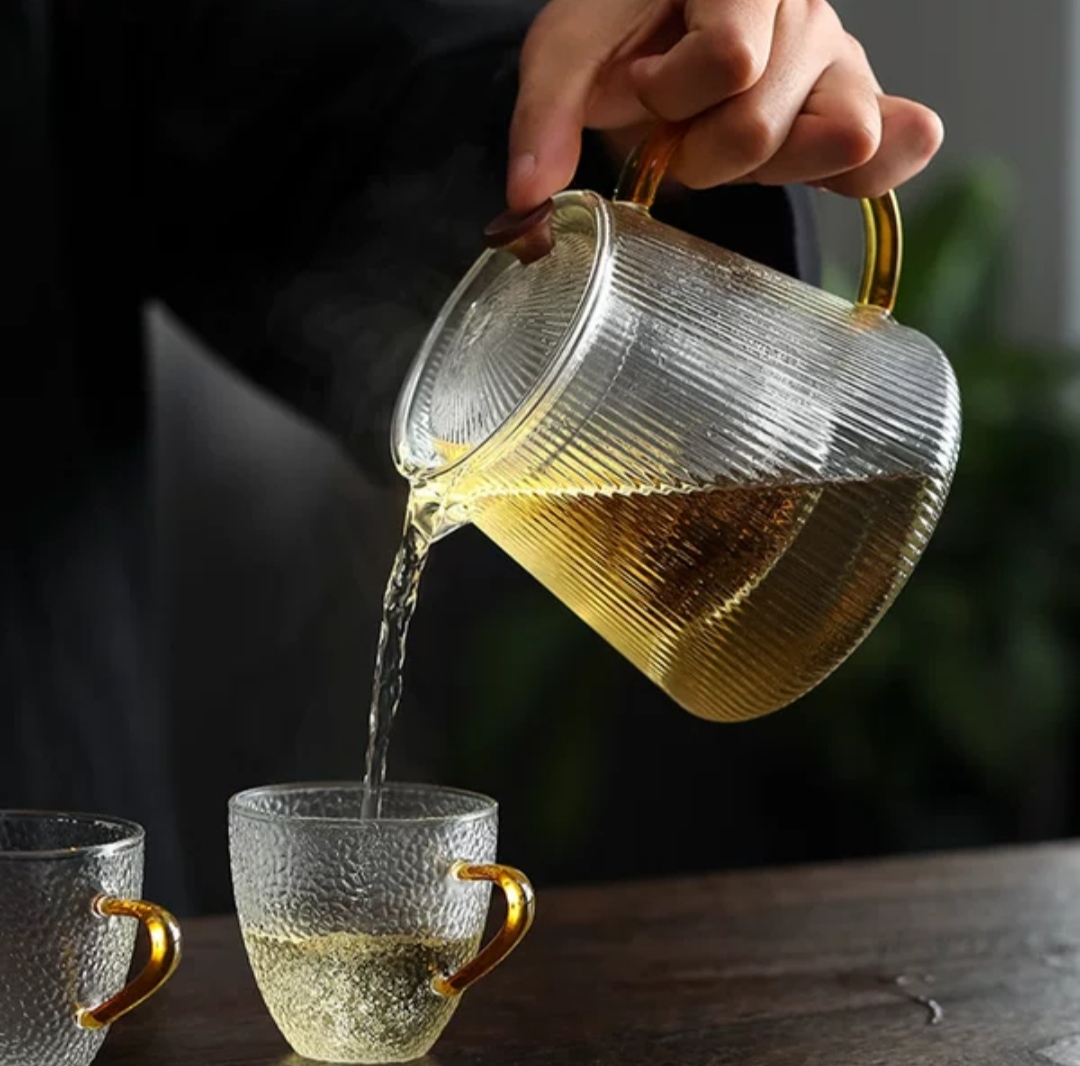 Ấm pha trà lõi lọc thủy tinh cao cấp chịu nhiệt